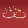 image:imageRossSimons 100 ct tw Diamond Bolo Bracelet in 14kt Yellow Gold