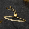image:imageRossSimons 100 ct tw Diamond Cluster Bolo Bracelet in 18kt Gold Over Sterling
