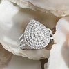 image:imageRossSimons 100 ct tw Diamond PearShaped Ring in Sterling SilverDiamond