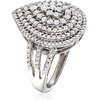 image:imageRossSimons 100 ct tw Diamond PearShaped Ring in Sterling SilverDiamond