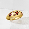 image:imageRossSimons 100 ct tw MultiGemstone Heart Ring in 18kt Gold Over SterlingAmethyst