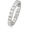 image:imageRossSimons 110 ct tw Moissanite Eternity Band in Sterling SilverMoissanite
