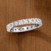 image:imageRossSimons 110 ct tw Moissanite Eternity Band in Sterling SilverMoissanite