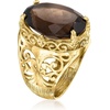 image:imageRossSimons 1100 Carat Smoky Quartz Ring in 18kt Gold Over SterlingQuartz