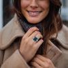 image:imageRossSimons 1400 Carat London Blue Topaz Ring in Sterling SilverTopaz