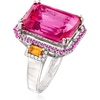 image:imageRossSimons 1400 Carat Pink Topaz and 80 ct tw MultiGemstone Ring in Sterling SilverCitrine