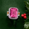 image:imageRossSimons 1400 Carat Pink Topaz and 80 ct tw MultiGemstone Ring in Sterling SilverCitrine
