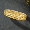 image:imageRossSimons 14kt Yellow Gold 3Row SerpentineLink Braceletno gemstone