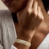 image:imageRossSimons 14kt Yellow Gold 3Row SerpentineLink Braceletno gemstone