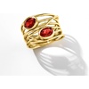 image:imageRossSimons 160 ct tw Garnet Highway Ring in 18kt Gold Over SterlingGarnet