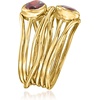 image:imageRossSimons 160 ct tw Garnet Highway Ring in 18kt Gold Over SterlingGarnet