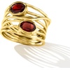 image:imageRossSimons 160 ct tw Garnet Highway Ring in 18kt Gold Over SterlingGarnet