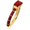 image:imageRossSimons 170 Carat Garnet and Red Enamel Ring in 18kt Gold Over SterlingGarnet