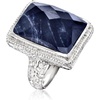 image:imageRossSimons 1700 Carat Sapphire RopedEdge Ring in Sterling SilverSapphire