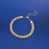 image:imageRossSimons 18kt Gold Over Sterling Silver Byzantine Bolo Bracelet