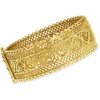 image:imageRossSimons 18kt Gold Over Sterling Wide Filigree Bangle Braceletno gemstone