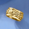 image:imageRossSimons 18kt Yellow Gold Wide Byzantine RingNo Gemstone