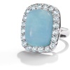 image:imageRossSimons 1900 Carat Aquamarine and 260 ct tw Sky Blue Topaz Ring in Sterling SilverAquamarine