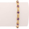 image:imageRossSimons 300 ct tw Amethyst OvalLink Bracelet in 14kt Yellow Gold