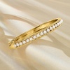 image:imageRossSimons 354mm Cultured Pearl Bangle Bracelet in 18kt Gold Over Sterling80 Inches