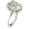 image:imageRossSimons 440 Carat Prasiolite and 20 ct tw White Topaz Ring in Sterling Silverprasiolitequartz