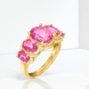 image:imageRossSimons 450 ct tw Gemstone 5Stone Ring in 18kt Gold Over SterlingTopaz
