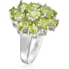 image:imageRossSimons 500 ct tw Peridot Cluster Ring in Sterling SilverPeridot