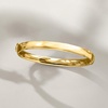 image:imageRossSimons 6mm 18kt Gold Over Sterling Oval Bangle Braceletno gemstone