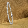 image:imageRossSimons 700 ct tw Aquamarine Tennis Bracelet in Sterling Silveraquamarine