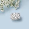 image:imageRossSimons 705 ct tw MultiShaped CZ Eternity Band in Sterling SilverCubic Zirconia