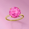 image:imageRossSimons Gemstone Twist Rope Ring in 14kt Yellow GoldTopaz