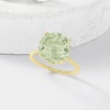 image:imageRossSimons Gemstone Twist Rope Ring in 14kt Yellow Goldprasiolitequartz