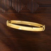 image:imageRossSimons Italian 10kt Yellow Gold Oval Bangle Braceletno gemstone