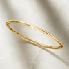 image:imageRossSimons Italian 10kt Yellow Gold Polished Bangle Braceletno gemstone