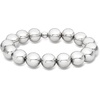 image:imageRossSimons Italian 12mm Sterling Silver Bead Stretch Braceletno gemstone
