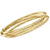 image:imageRossSimons Italian 14kt Yellow Gold Jewelry Set 3 Twisted Bangle Braceletsno gemstone