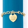 image:imageRossSimons Italian 14kt Yellow Gold Personalized Heart Charm Bracelet