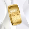 image:imageRossSimons Italian 18kt Gold Over Sterling DiamondCut and Polished Omega Braceletno gemstone