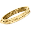 image:imageRossSimons Italian 18kt Gold Over Sterling Jewelry Set 3 Hammered Bangle Braceletsyellow