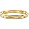image:imageRossSimons Italian 22kt Gold Over Sterling Jewelry Set 3 Polished Bangle Braceletsno gemstone