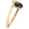 image:imageRossSimons Italian Black Onyx Bypass Ring in 14kt Yellow Gold Size 6
