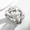 image:imageRossSimons Italian Sterling Roped RingNo Gemstone