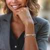 image:imageRossSimons Italian Sterling Silver Rolling Bangle Braceletno gemstone