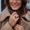 image:imageRossSimons Onyx and 20 ct tw Black Spinel Ring in 18kt Gold Over SterlingOnyx