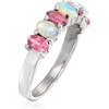 image:imageRossSimons Opal and 90 ct tw Pink Tourmaline Ring in Sterling SilverOpal