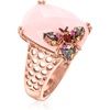 image:imageRossSimons Pink Opal and 10 ct tw Multicolored Sapphire Bumblebee Ring With Single Garnet in 18kt Rose Gold Over SterlingGarnet