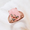image:imageRossSimons Pink Opal and 10 ct tw Multicolored Sapphire Bumblebee Ring With Single Garnet in 18kt Rose Gold Over SterlingGarnet