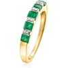 image:imageRossSimons Precious Gemstone Ring in 18kt Gold Over SterlingEmerald