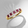 image:imageRossSimons Precious Gemstone Ring in 18kt Gold Over SterlingRuby