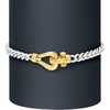 image:imageRossSimons Sterling Silver CurbLink Bracelet With 18kt Gold Over Sterlingno gemstone